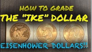 How to Grade the Eisenhower Dollar  Coin Grading for Beginners [upl. by Refinnej]