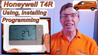 Honeywell T4 amp T4R How to Operate Program Setup and Install Honeywell Home T4R Review [upl. by Elliven]