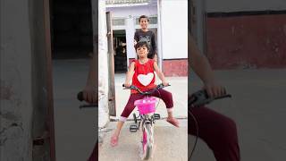 Bhai Behan ki Ladki or cycle 🚲 village family life shorts sister viral bhai [upl. by Hubie]