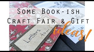 Tutorial  Bookish Ideas for Craft Shows and Gifts  craft with me [upl. by Kevyn]