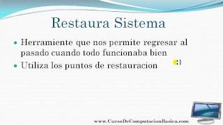 Restaurar Sistema Windows 7 [upl. by Nnylidnarb124]