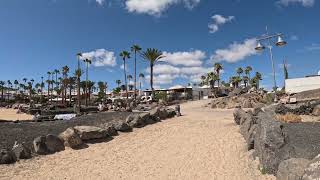 Flamingo beach Playa Blanca Lanzarote [upl. by Akimyt691]