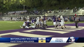 Friday Frenzy Bentonville West Vs Fayetteville [upl. by Samalla298]