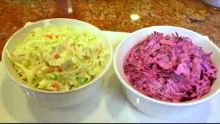 Red and Green Coleslaw  Quick amp Kosher with Jamie Geller [upl. by Llehsem322]