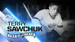 Терри Савчук  Terry Sawchuk 100 величайших игроков НХЛ 19172017 [upl. by Aala804]