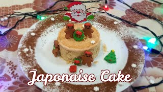 Japonaise Cake Almond Meringue Torte CakeChildhood Christmas Special McRennetBakery Japanese Cake [upl. by Martineau]