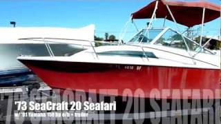 1973 SeaCraft 20 Seafari w 1991 Yamaha 150 hp OB w Trailer [upl. by Harday]