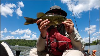 Brookville Lake Smallmouth Action [upl. by Pretrice663]