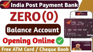 India Post Payment Bank Account Opening Online 2024  IPPB Zero Balance Account Opening Online [upl. by Wessling]