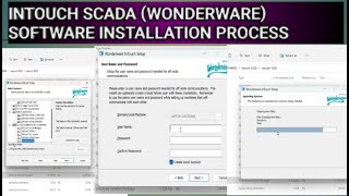 Intouch scada software installation process Wonderware intouch scada [upl. by Annairba]