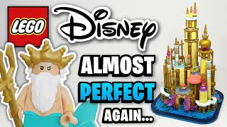 LEGO Mini Disney Ariels Castle Review 40708  2024 Set Review [upl. by Arahsal155]