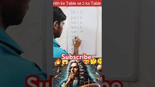 11th ke Table se 2 ka Table🔥 l shorts viral mathstricks youpadhai tabletrick [upl. by Eecyal784]