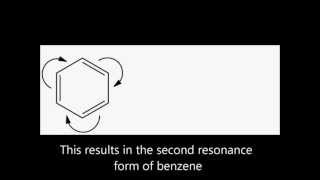 Curly Arrow Benzene resonance [upl. by Etnovad]