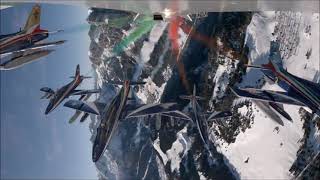 Frecce Tricolori sorvolo in Alta Badia 2023 [upl. by Nave835]