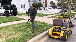 CUTTING GRASS IN USA [upl. by Enortna]