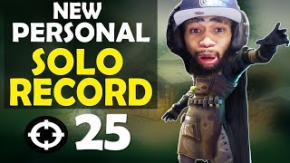 25 KILL SOLO  INTENSE amp CRAZY FIGHTS  MY NEW RECORD  FUNNY GAME  Fortnite Battle Royale [upl. by Krispin]