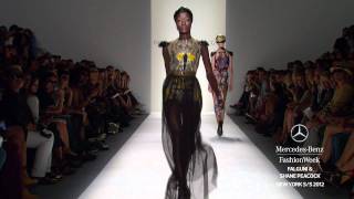 FALGUNI amp SHANE PEACOCK  MERCEDESBENZ FASHION WEEK SPRING 2012 COLLECTIONS [upl. by Islean]