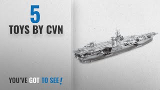 Top 10 Cvn Toys 2018 Fascinations ICONX USS Roosevelt CVN71 Aircraft Carrier 3D Metal Model Kit [upl. by Holna67]