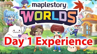 Maplestory Worlds Day 1 Experience [upl. by Aida]