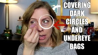 COVERING DARK CIRCLES AND UNDEREYE BAGS [upl. by Fawna]