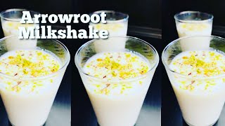 Arrowroot Milkshake  Healthy Drink Recipes  Easy and Simple Milkshake [upl. by Jaela959]