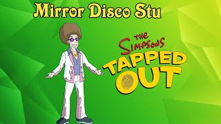 The Simpsons Tapped out Mirror Disco Stu premium unlock [upl. by Dame]