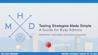 Heather Medlar Testing Strategies Made Simple A Guide for Busy Admins [upl. by Yrag984]