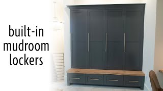 DIY BuiltIn Mudroom Lockers [upl. by Westley]