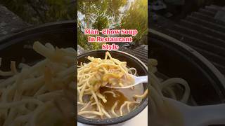 Restaurant Style ManChow Soup Recipe  Home cooked easy winter Soup Recipe soup shorts [upl. by Atsev]