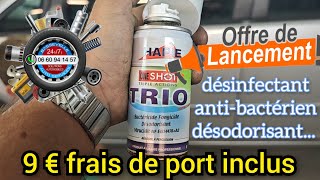 Nettoyant désinfectant et antibacterien pour automobiles tous genres et styles [upl. by Atterys325]