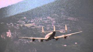 Lockheed Super Constellation 02 fly by at Sion 2011 Airshow [upl. by Kcirrez742]