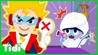 Superhero Safety Man Songs Compilation  Nursery Rhymes amp Kids Songs [upl. by Haeluj987]