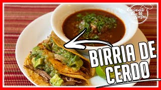 Los Mejores ⭐Tacos de Birria de Cerdo y CONSOME⭐ ¡Descubre la Receta [upl. by Nehttam]