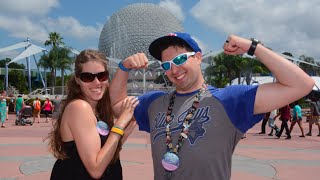 EPCOT Vlog July 1 Canada Day  Day 2 Part 1  WDW Honeymoon Vacation 2014 [upl. by Stanwinn]