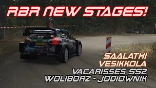 RALLYSIMFANS NEW STAGES  Saalathi Vesikkola Vacarisses SS2 Woliborz  Jodiownik [upl. by Vyse]