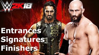 WWE Tommaso Ciampa EntranceSignaturesFinishers [upl. by Thrasher]