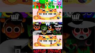 SPRUNKI INCREDIBOX Vs Horror SPUNKI Theme  On Cat 😺 Piano shorts [upl. by Aiveneg]