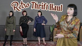 Retro Thrift Haul  What I Have Been Thrifting This Fall [upl. by Yzus]