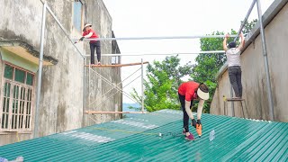 Mechanic design and installation of iron and corrugated iron warehouses  Dien Tieu Van [upl. by Myca]