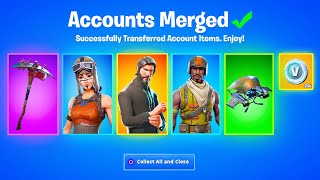 Account Merging Is Now In Fortnite [upl. by Ammeg]