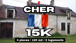 ENG SUB Cher  € 15000  2 logements Maison 4 pieces 120 m2 [upl. by Car697]