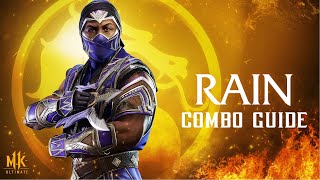 Mortal Kombat 11 Ultimate  Rain  Combo Guide [upl. by Svensen]