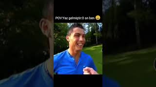 Yaz Tatili ne çabuk geçti yazkeşfet oyun ronaldo [upl. by Ecyla]