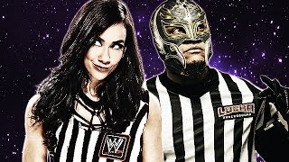 Rey Mysterio and Aj Lee quotGlowing At Nightquot Ft Angie Lee [upl. by Menis439]