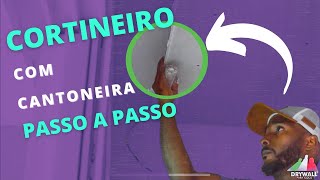 Como Fazer um Cortineiro Passo a Passo com cantoneira 14 X 30 [upl. by Lorilyn]