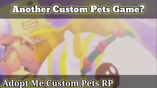 Adopt me custom pets is back and looks pretty good [upl. by Nnylamme]