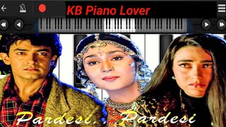 💔🥺Pardesi Pardesi jana nahi piano  Phone pe piano  Raja Hindustani movie song  thanks 1 M view 🙏🙏 [upl. by Murrah195]