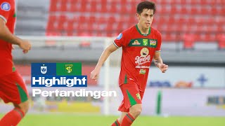 Highlight  PSIS Semarang VS Persebaya Surabaya  Pekan 10 [upl. by Reynolds]