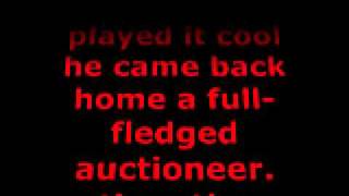 The Auctioneer  Leroy Van Dyke With Lyrics [upl. by Garretson863]