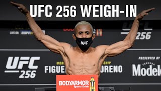 UFC 256 Figueiredo vs Moreno  Weighin [upl. by Cirilo125]